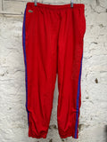 Supreme Lacoste Red Purple Track Pants Sz M