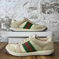Gucci Screener Tan Cream Sneaker Sz 13 No Box
