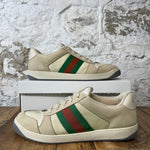 Gucci Screener Tan Cream Sneaker Sz 13 No Box