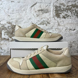 Gucci Screener Tan Cream Sneaker Sz 13 No Box