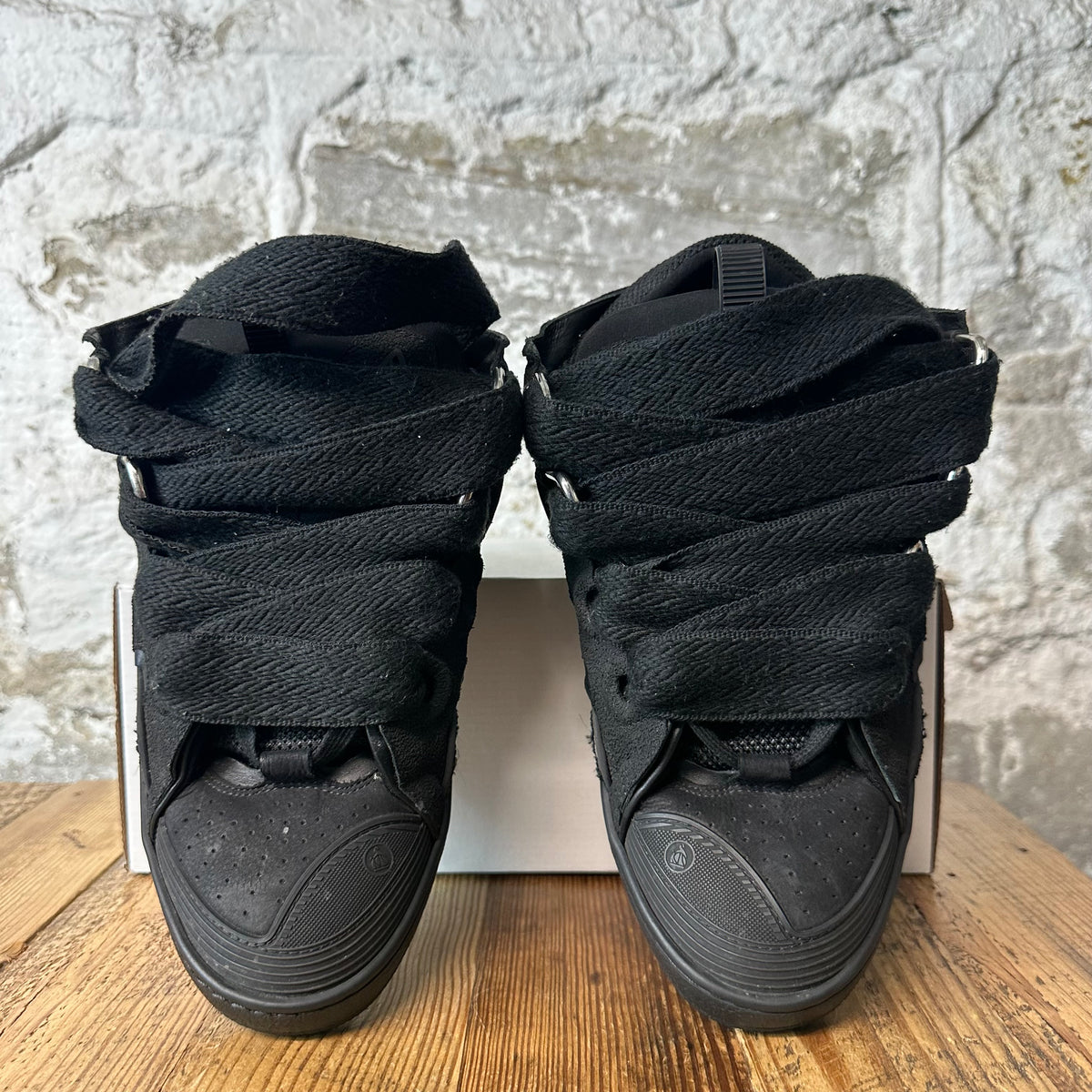 Lanvin Curb Triple Black Sneaker Sz 8 (41)