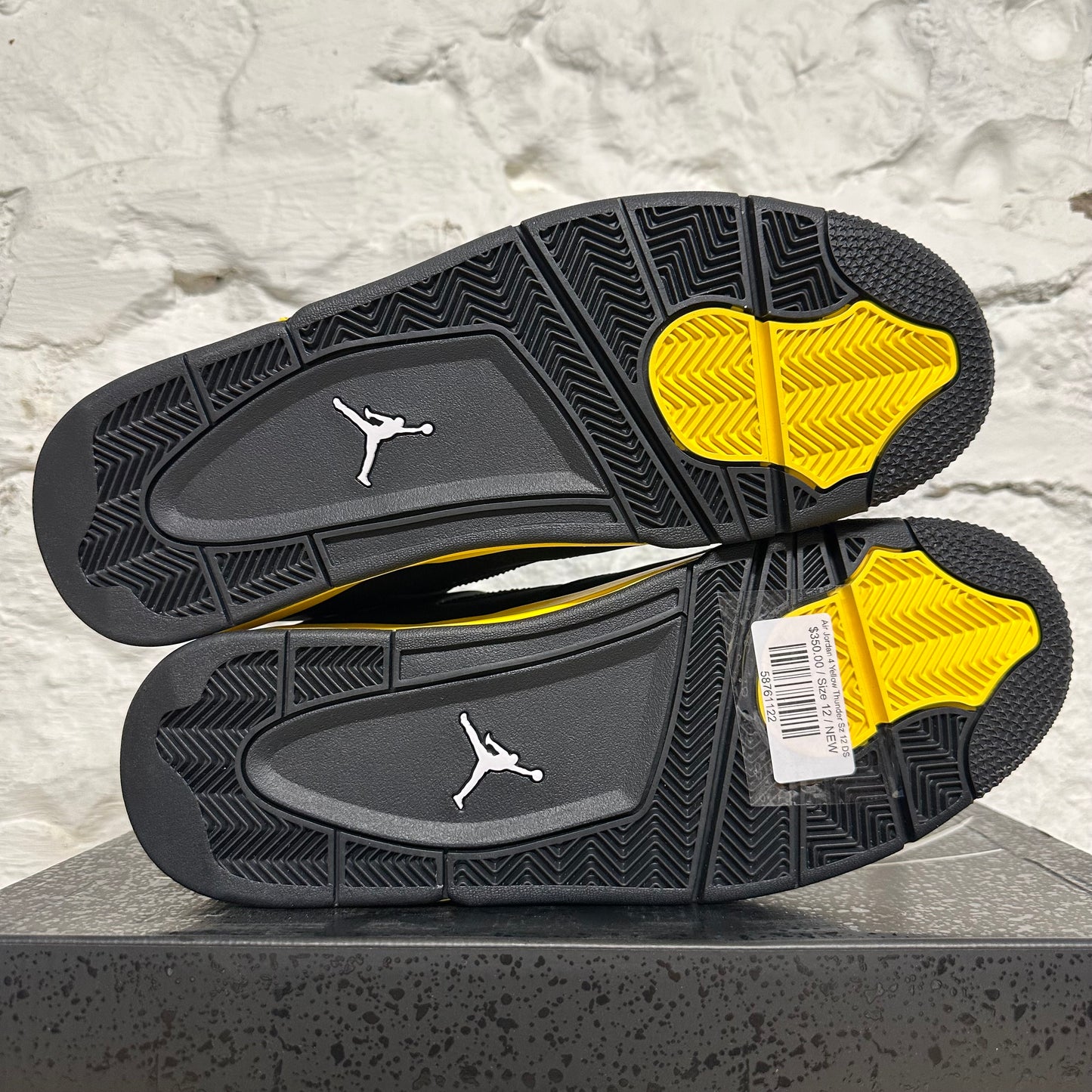 Air Jordan 4 Yellow Thunder Sz 12 DS