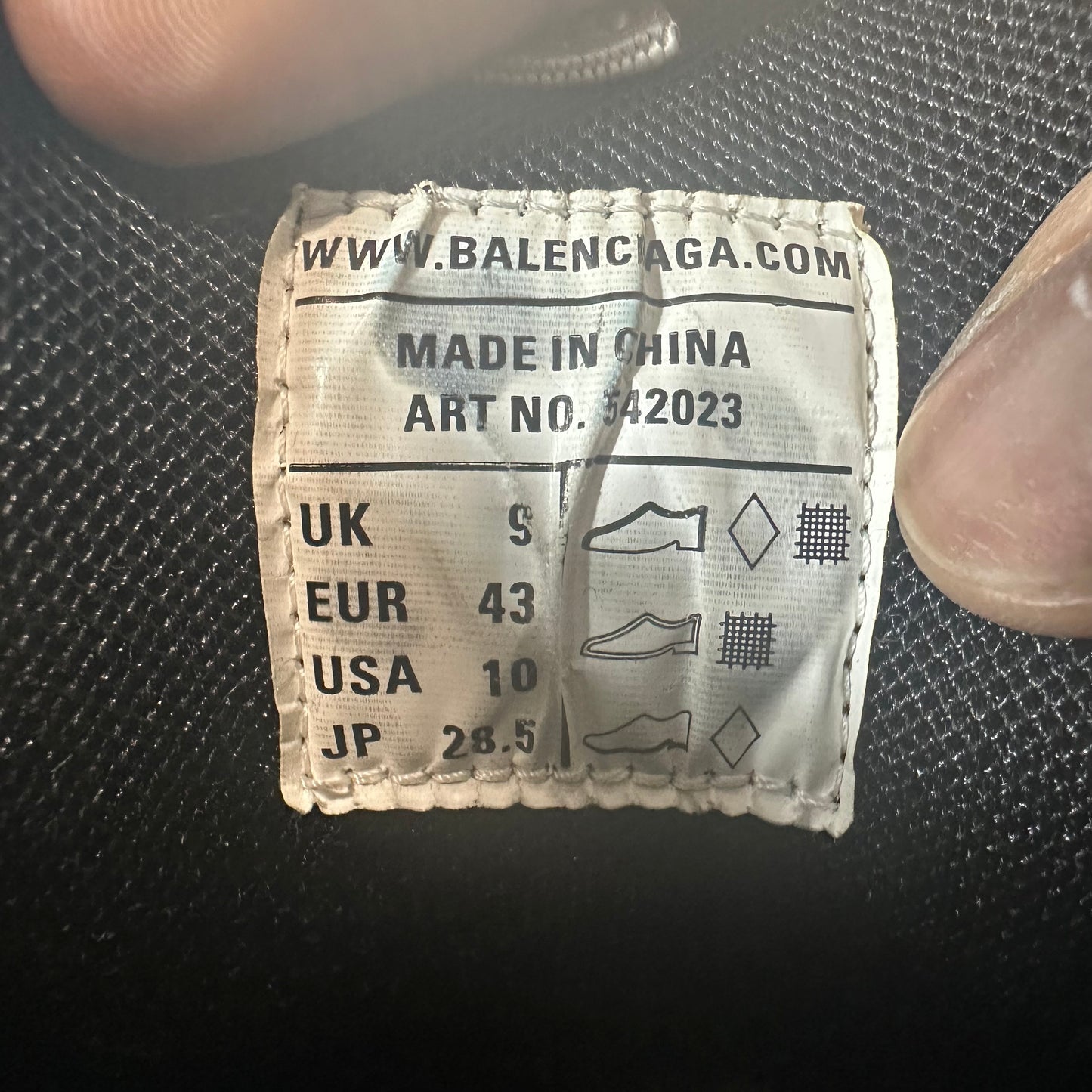 Balenciaga Track Runner Green Blue Sneaker Sz 10 (43)