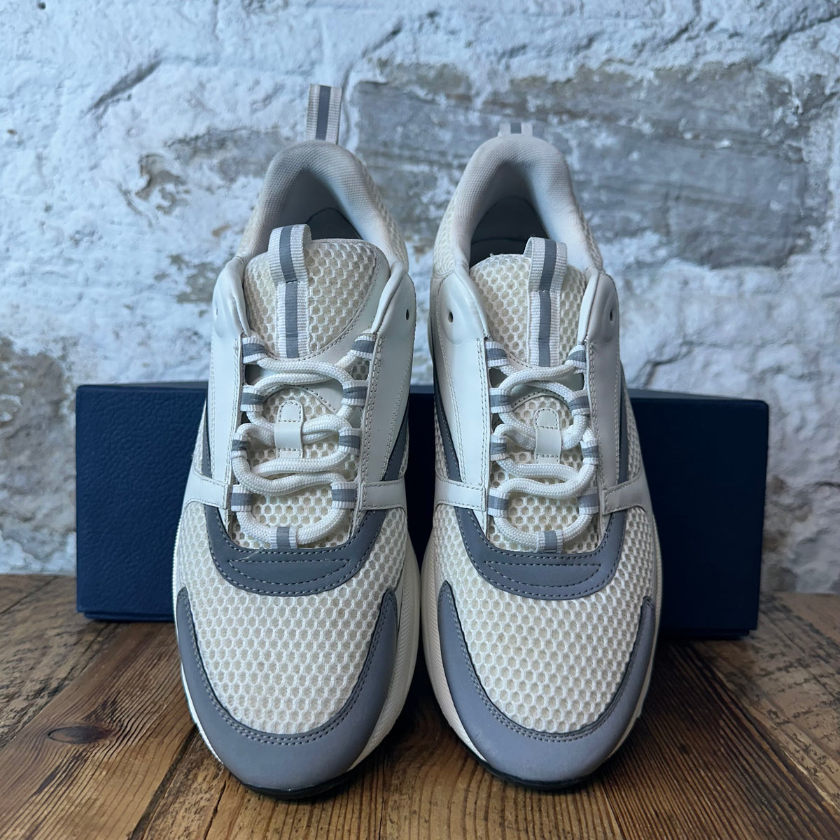 Dior B22 White Grey 3M Sneaker Sz 10 (43)
