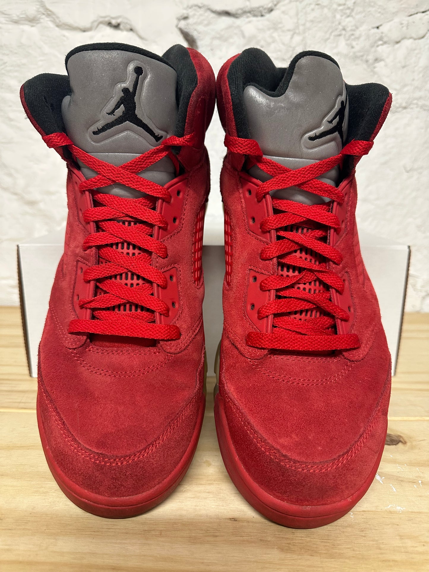 Air Jordan 5 Red Suede Sz 11.5