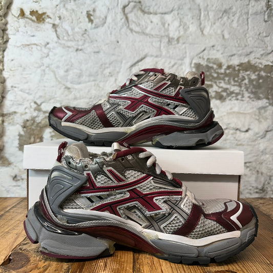 Balenciaga Runner Maroon Grey Sneaker Sz 8 (41)