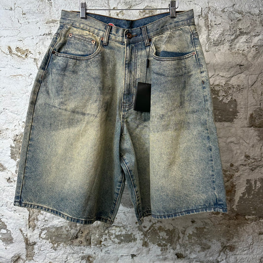 GV Gallery Raspberry Hills Dirty Blue Jean Shorts Sz XL DS