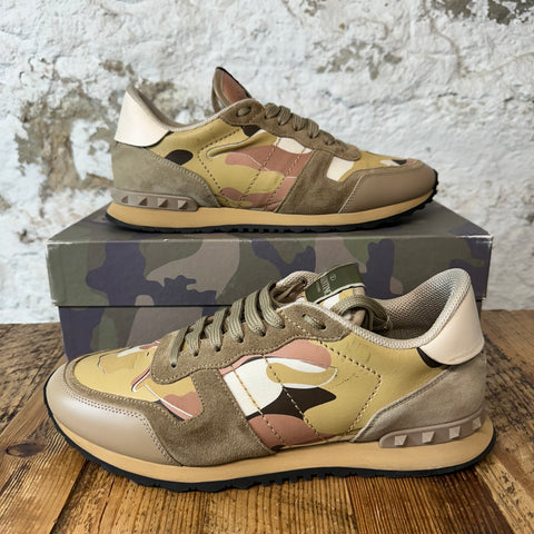 Valentino Tan Pink Camo Sneaker Sz 11 (44)