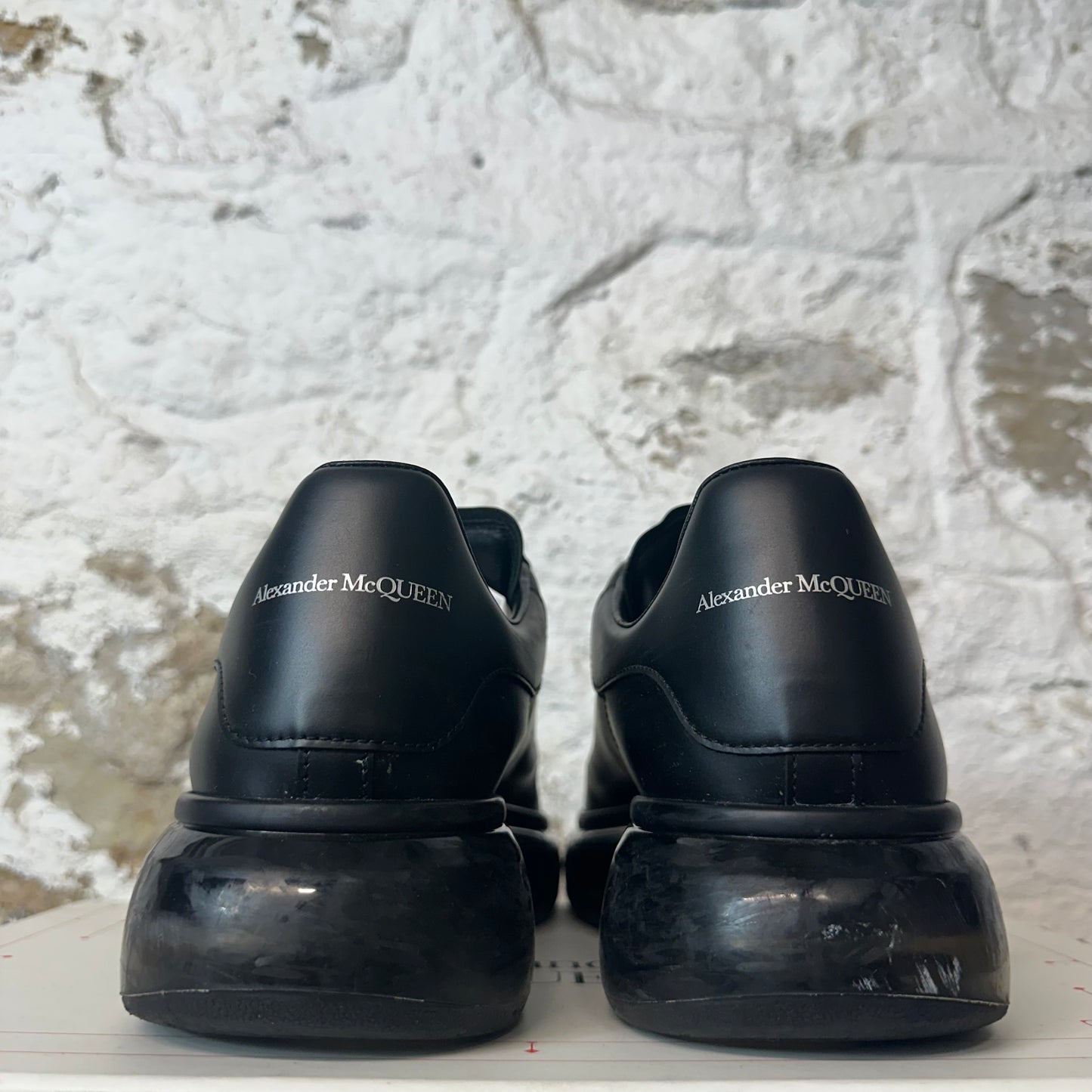 Alexander Mcqueen Triple Black Translucent Sole Sneaker Sz 11 (44)