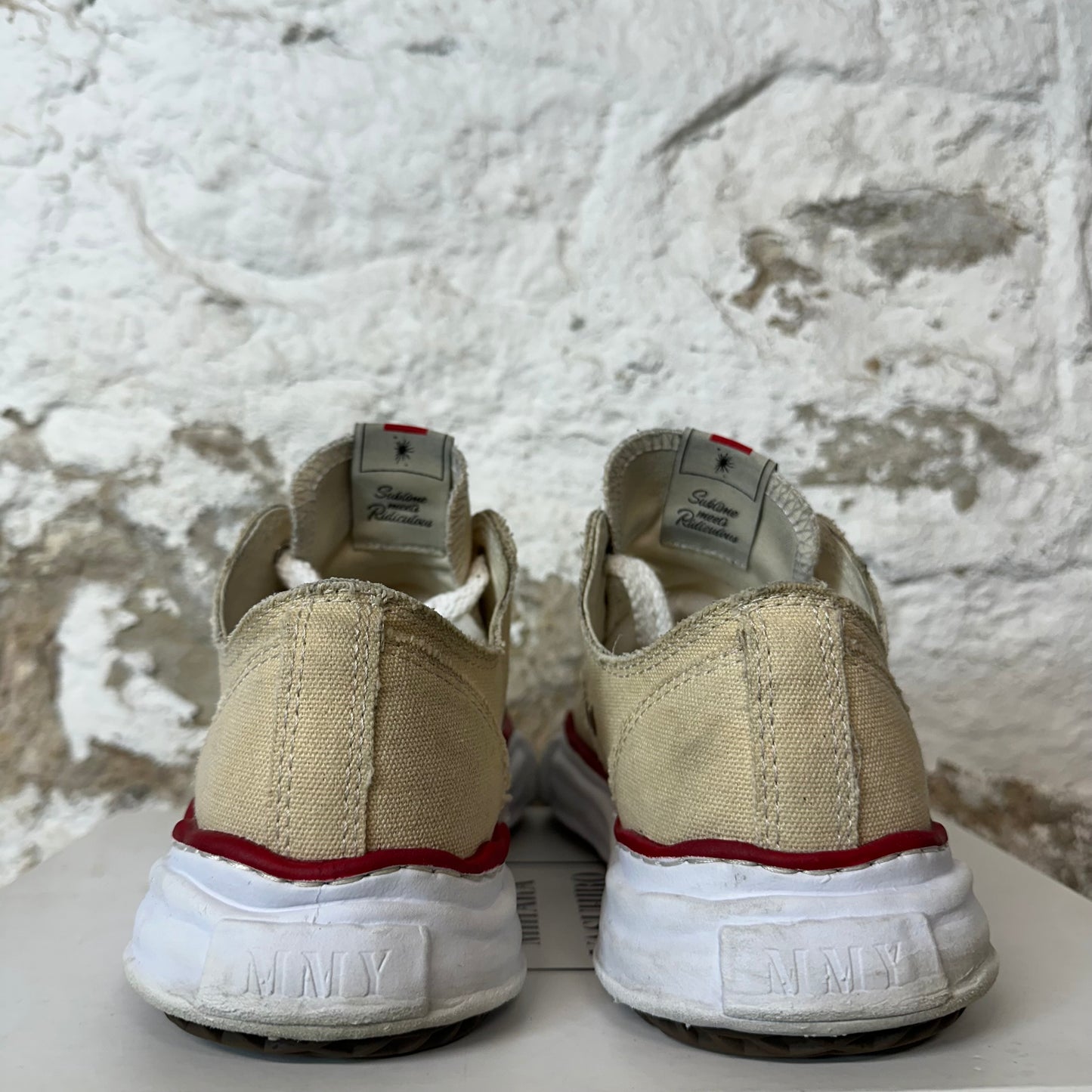 Maison Mihara Tan Red White Peterson Sneaker Sz 10 (43)