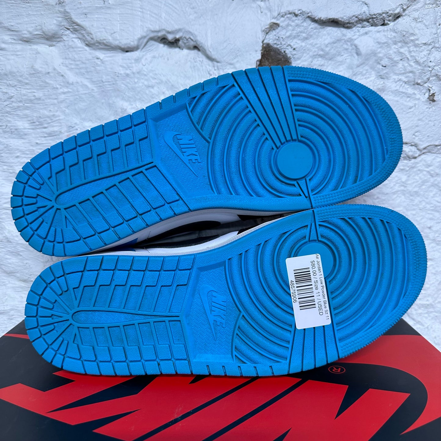 Air Jordan 1 Low Powder Blue Sz 11