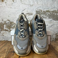 Balenciaga Triple S Blue Grey White Sneaker Sz 10 (43)