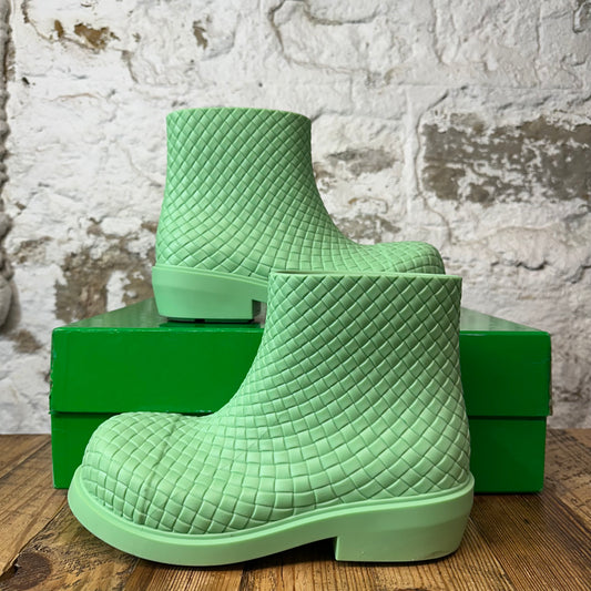 Bottega Veneta Green Fireman Puddle Boot Sz 8 (41)