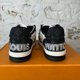 Louis Vuitton Black White Strap Trainer Sz 10.5 (9LV)