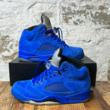 Air Jordan 5 Blue Suede Sz 10