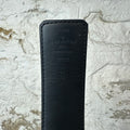 Louis Vuitton Black Orange Buckle Graphite Belt Sz (95/38)