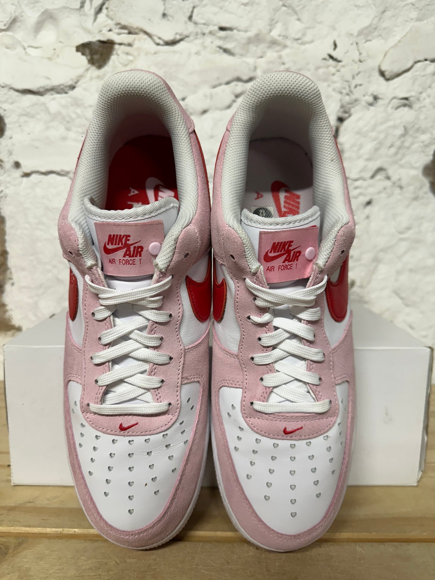 Nike Air Force One Valentines Day Love Letter Sz 12