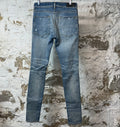 Amiri Plain Blue Distressed Denim Jeans Sz 31