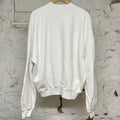 Off White Chest Spellout White Crewneck Sz XL