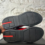 Prada Americas Cup Red Patent Black Sz 10