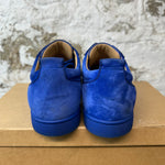 Christian Louboutin Blue Suede Spike Sneaker Sz 11 (44)