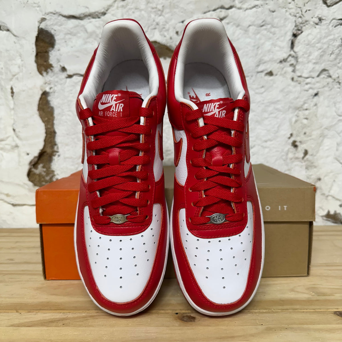 Nike Air Force 1 Low Terror Squad White University Red Sz 10 DS