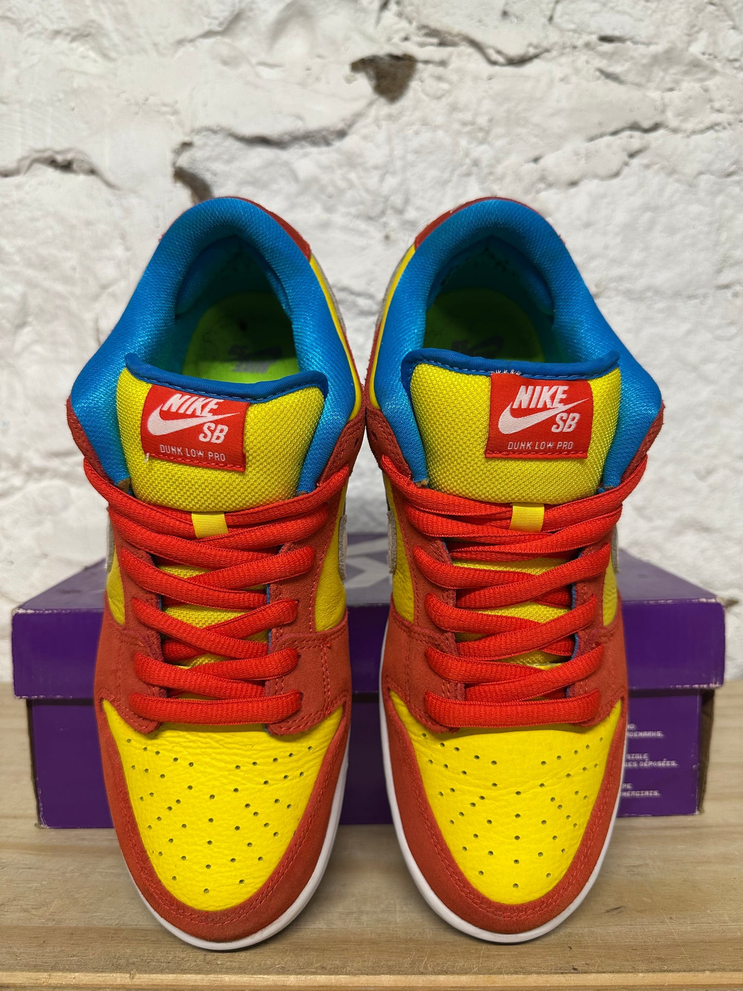 Nike Dunk Low Bart Simpson Sz 9