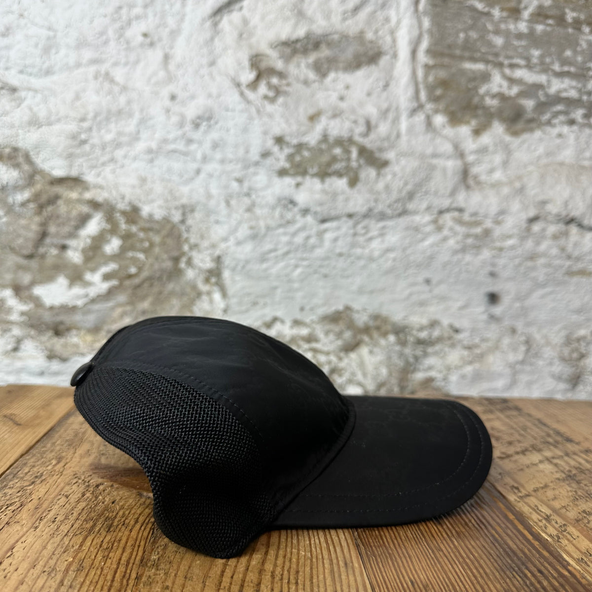 Gucci Black GG Monogram Nylon Hat Sz L