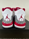 Air Jordan 3 Cardinal Sz 6Y DS