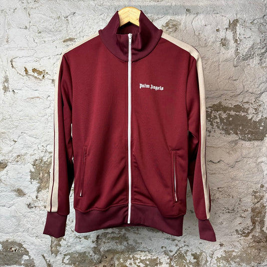 Palm Angels Maroon Track Jacket Sz M