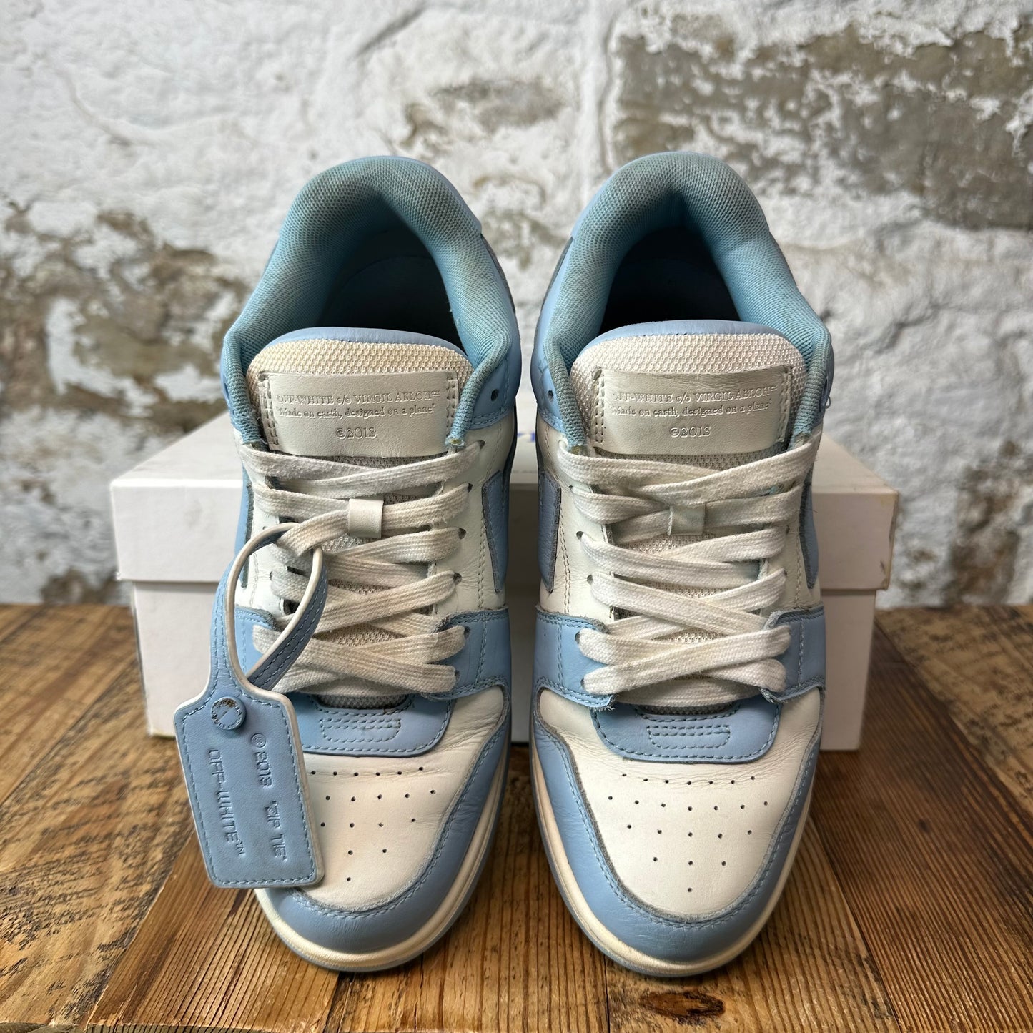 Off-White Out Of Office Light Blue White Sneaker Sz 6.5 (39)
