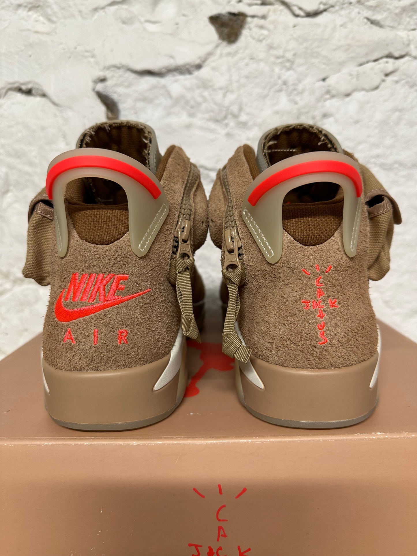 Air Jordan 6 Travis Scott British Khaki Sz 10 DS