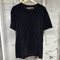 Fendi AOP FF Logo Towel Black T-Shirt Sz M