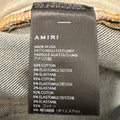 Amiri MX1 Indigo Paisley Blue Denim Jeans Sz 38