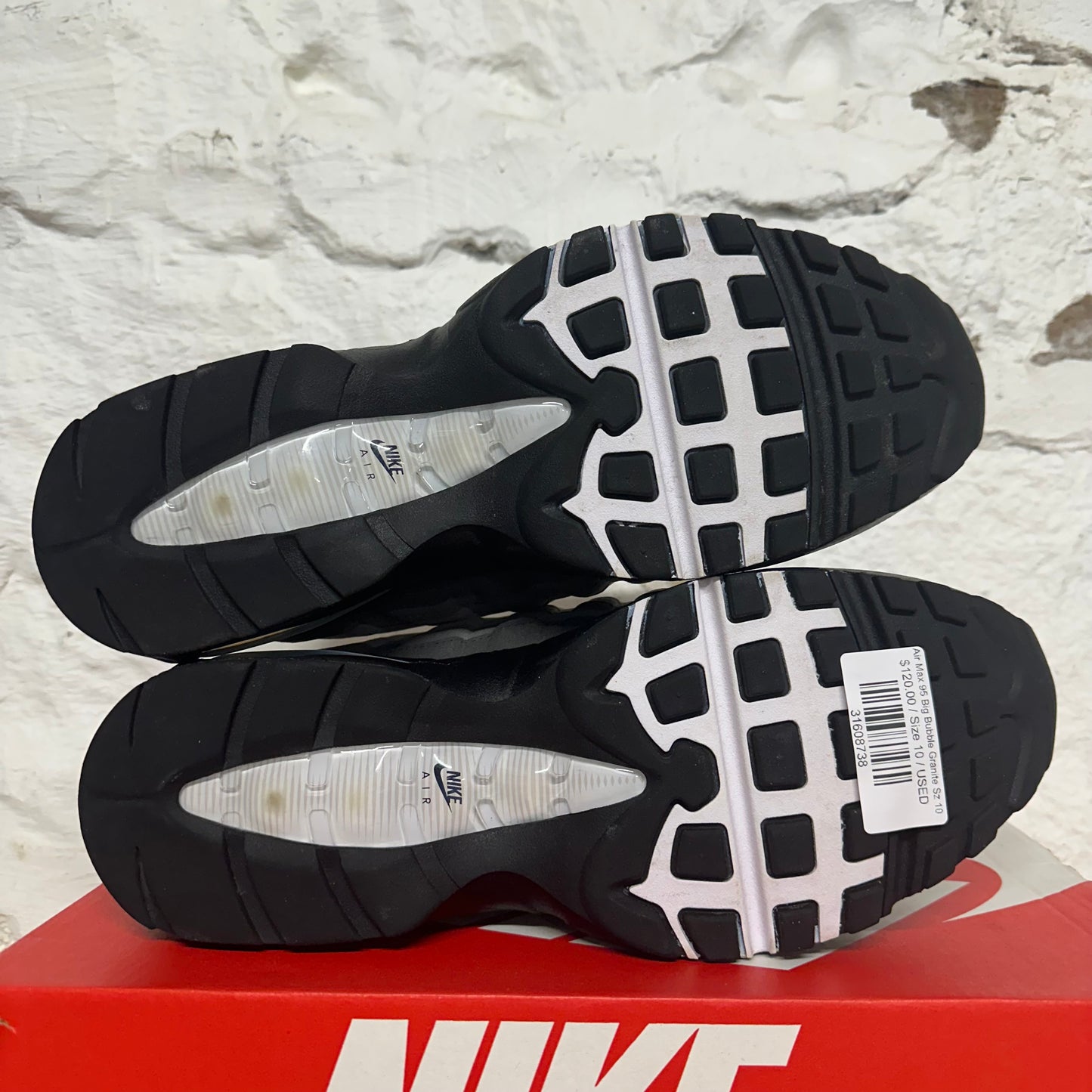 Air Max 95 Big Bubble Granite Sz 10