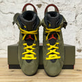 Air Jordan 6 Travis Scott Olive Sz 9