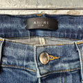 Amiri MX1 Red Paisley Dark Blue Denim Jeans Sz 32
