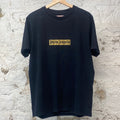 Palm Angels Gold Box Logo T-shirt Sz M