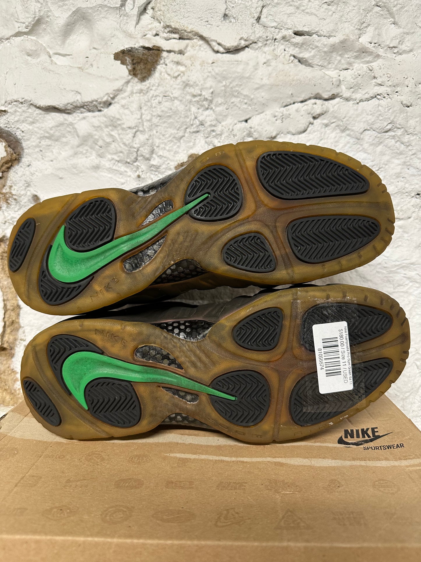 Nike Air Foamposite Pro Gym Green Sz 11