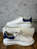 Alexander Mcqueen Blue Tab White Sneaker Sz 11 (44)