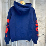 Sp5der Navy Red Hoodie