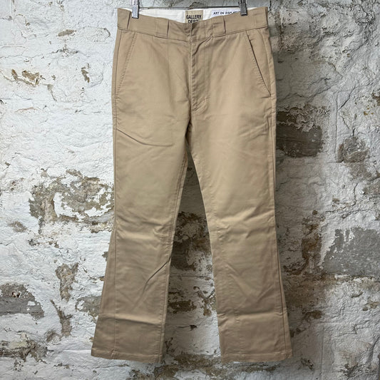 Gallery Department Khaki Flare Pants Sz 30