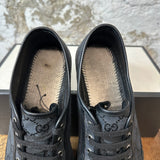 Gucci Black Monogram Low Top Sneaker Sz 9.5