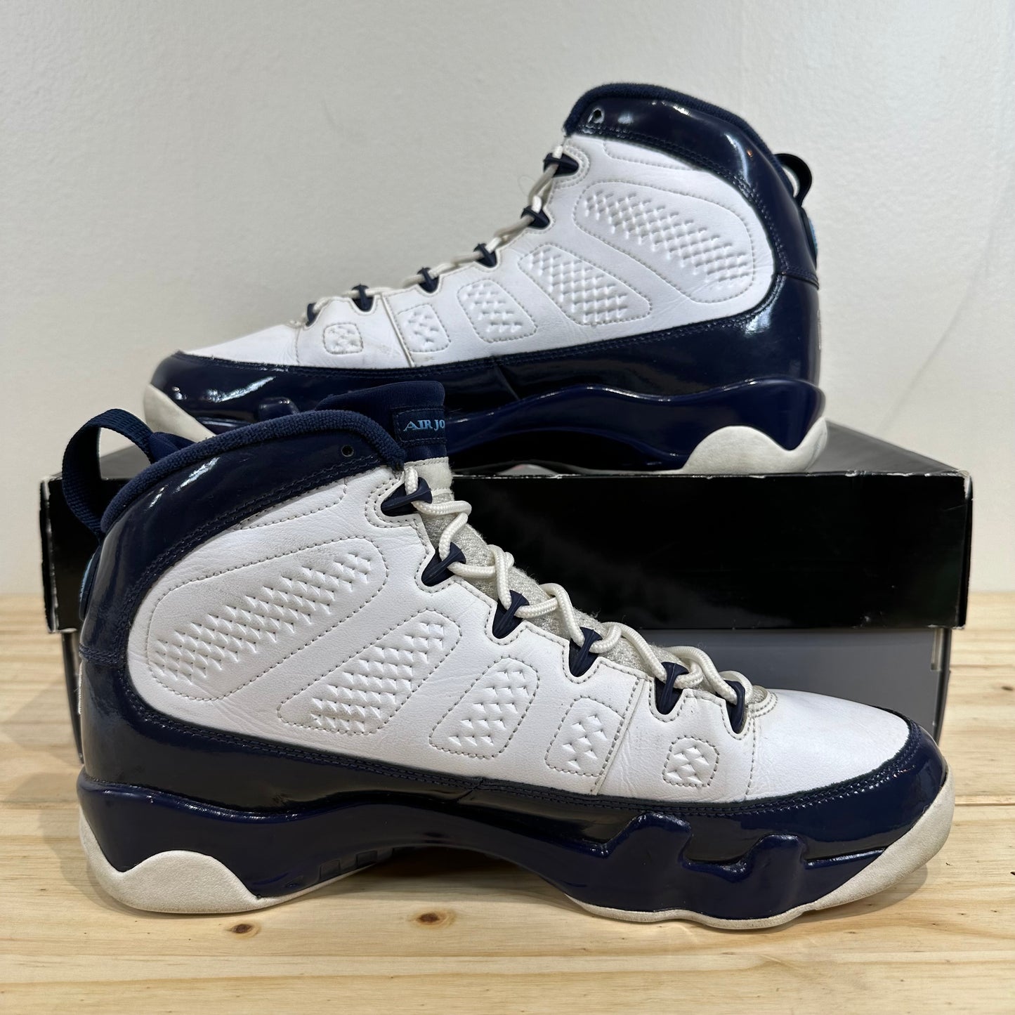 Air Jordan 9 Retro Pearl Blue Sz 11