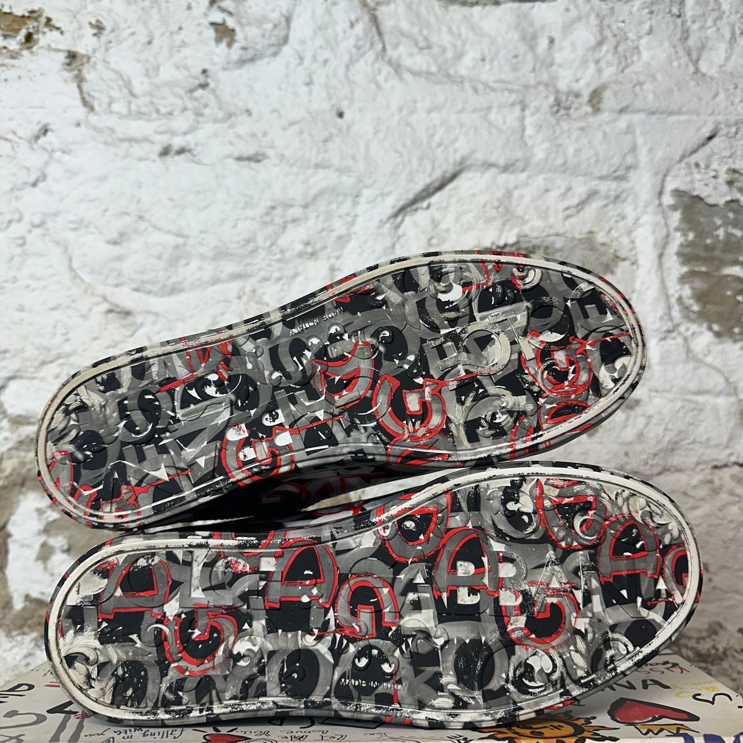 Dolce Gabbana Grafitti Portofino Sneaker Sz 7.5 (41.5)