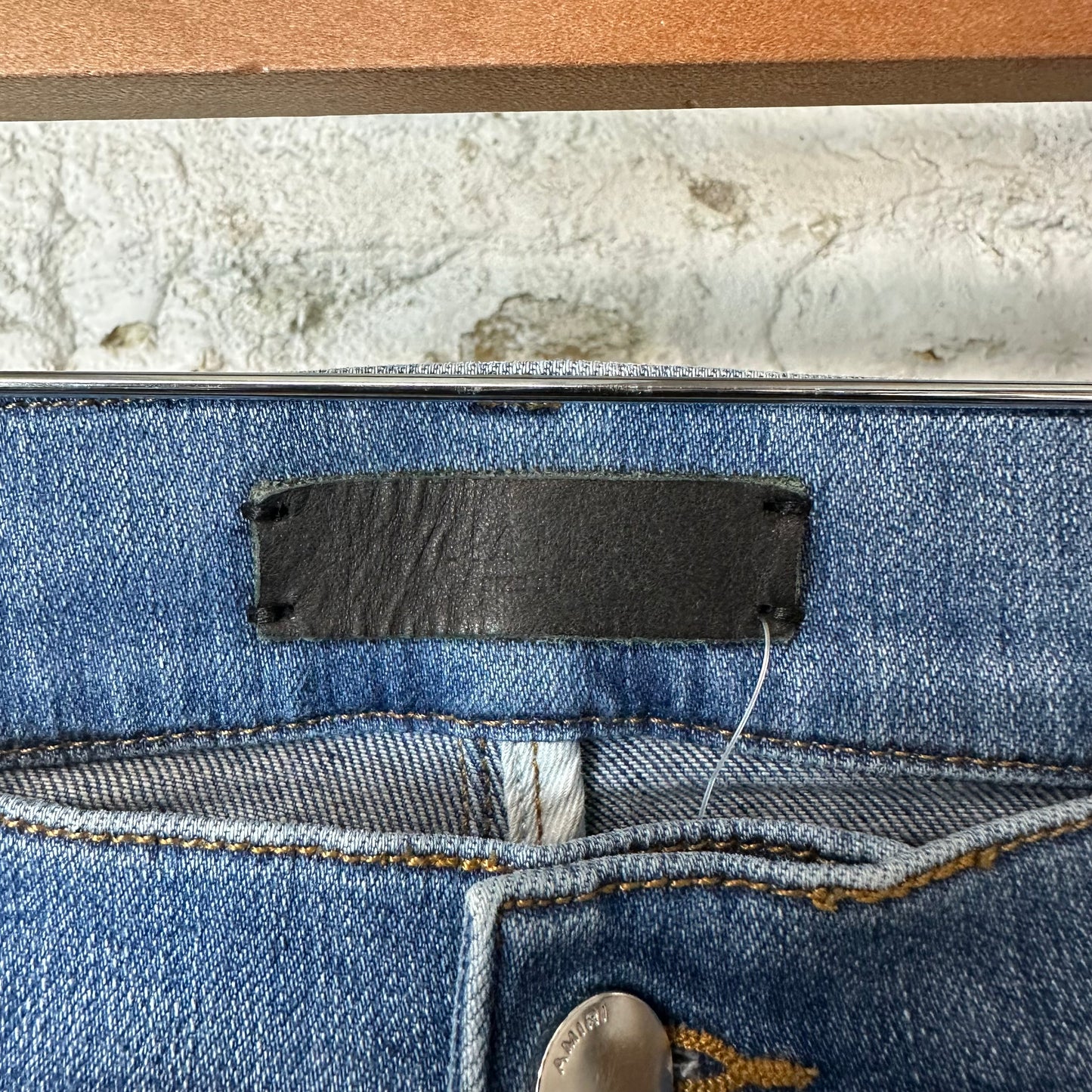 Amiri Plain Dark Blue Denim Jeans Sz 33