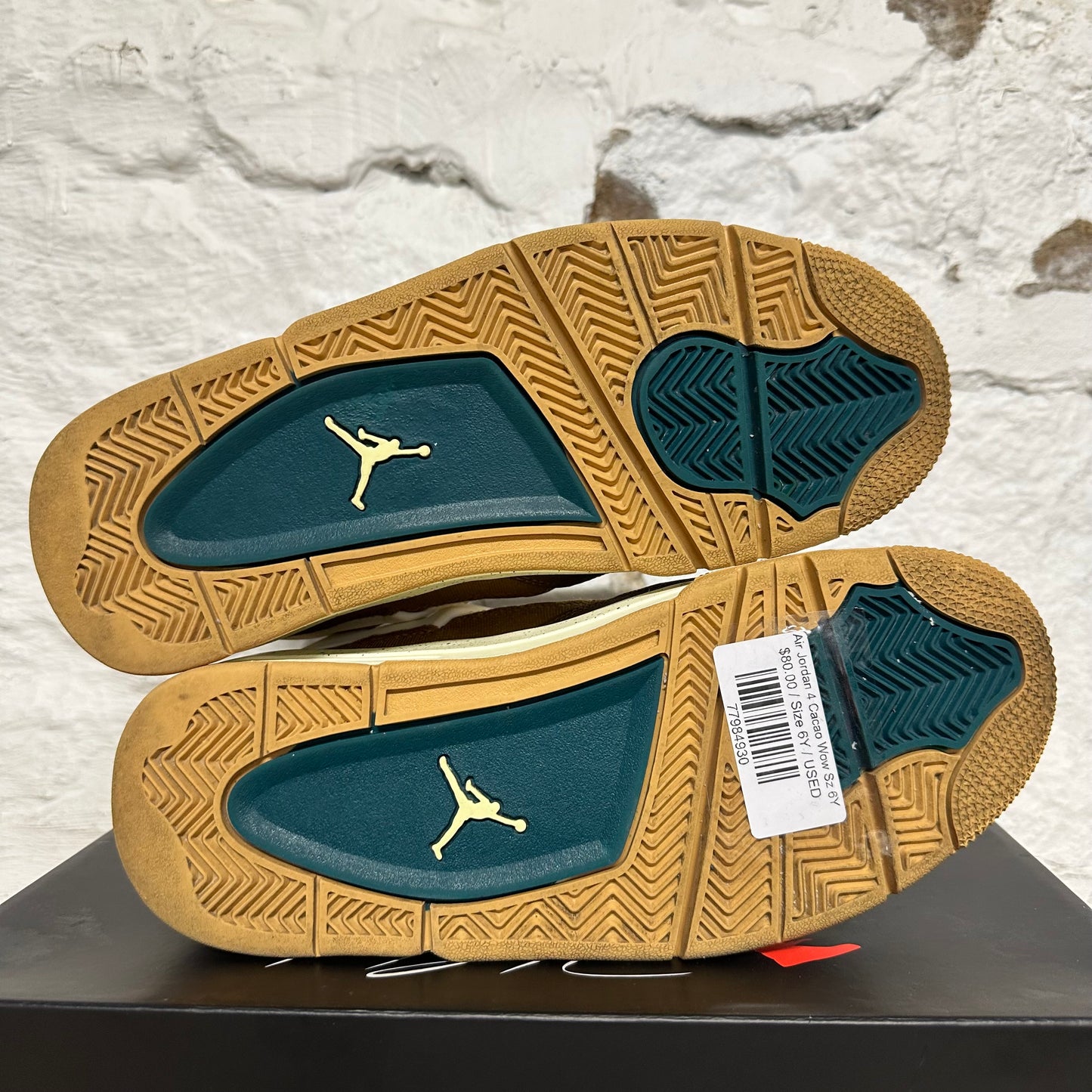 Air Jordan 4 Cacao Wow Sz 6Y