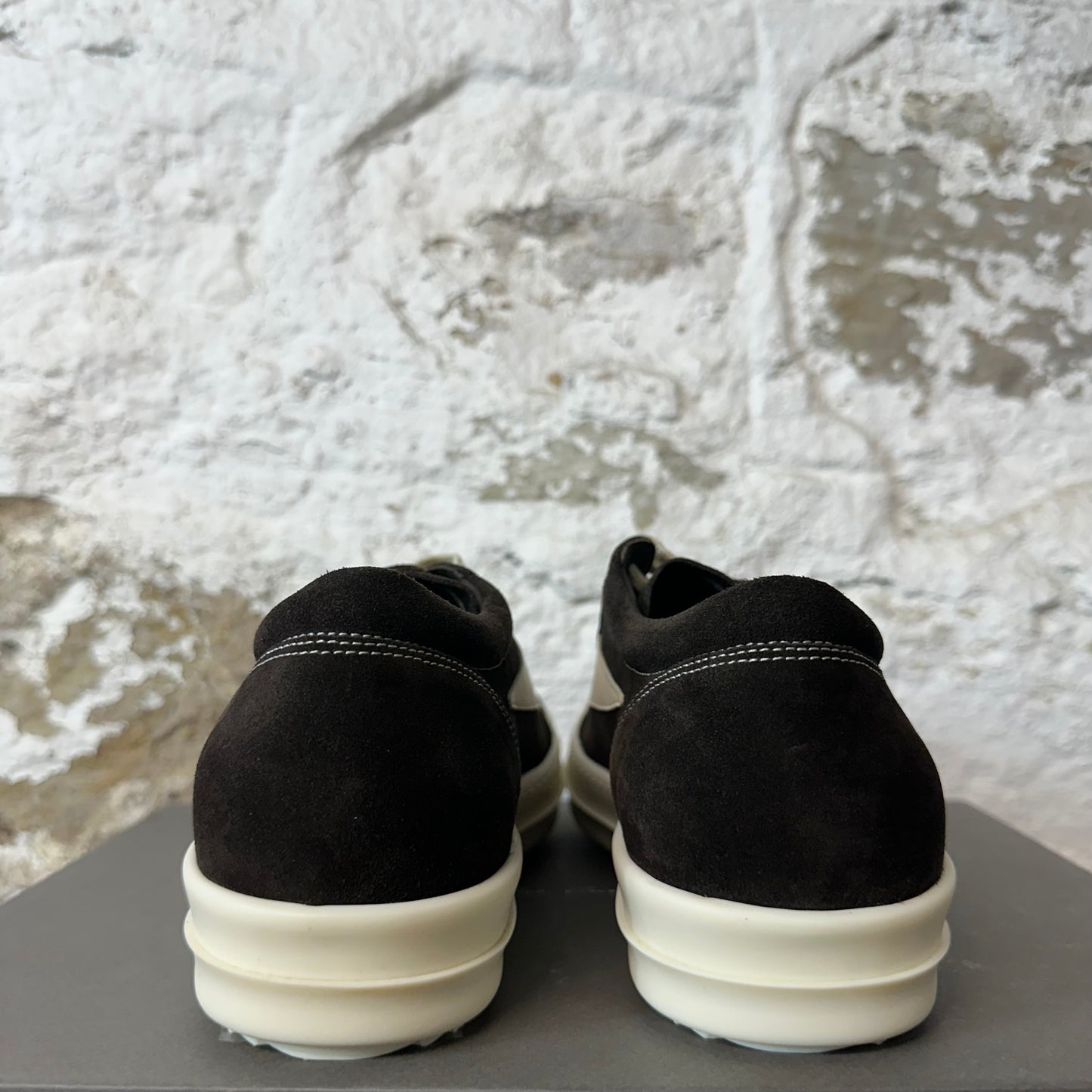 Rick Owens Vintage Mahogany Milk Sneaker DS
