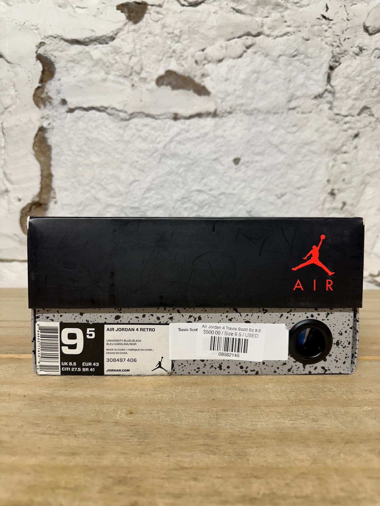 Air Jordan 4 Travis Scott Cactus Jack Sz 9.5