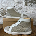 Christian Louboutin High Gray Suede White Sneaker Sz 9 (42)